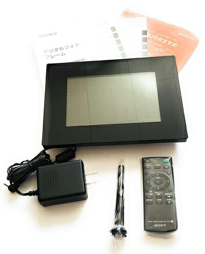 【中古】 SONY デジタルフォトフレーム S-Frame D720 7.0型 内蔵記憶装置2GB 黒いこと DPF-D720/B TV・オーディオ・カメラ-デジタルフォトフレーム