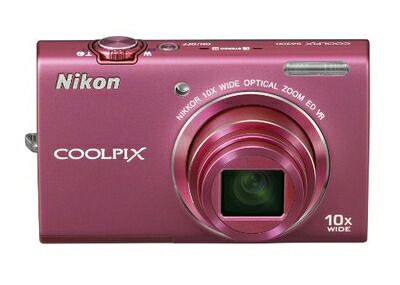 【中古】 Nikon デジタルカメラ COOLPIX (クールピクス) S6200 チェリーピンク S6200PK｜ベアホームズ