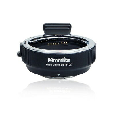 【中古】 Commlite レンズマウントアダプター CM-AEF-MFT (キヤノンEFマウントレンズ → マイクロフォーサーズマウント変換) 電子接点付き