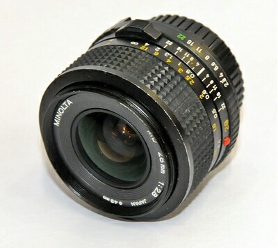 【中古】 Minolta MF 水晶体 NewMD 28粍 F2.8 TV・オーディオ・カメラ-カメラ・ビデオカメラ・光学機器