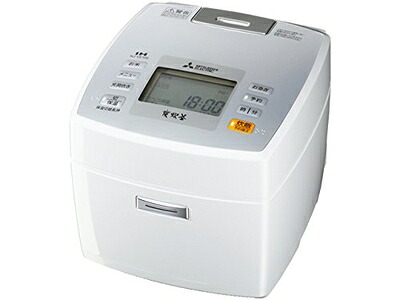 【中古】 三菱 IHジャー炊飯器 NJ-VE105-W 5.5合炊き ピュアホワイト NJ-VE105-W