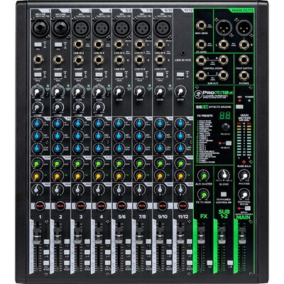 【中古】 MACKIE マッキー エフェクト,USB I/O内蔵プロフェッショナルミキサー ProFX12v3 国内正規品