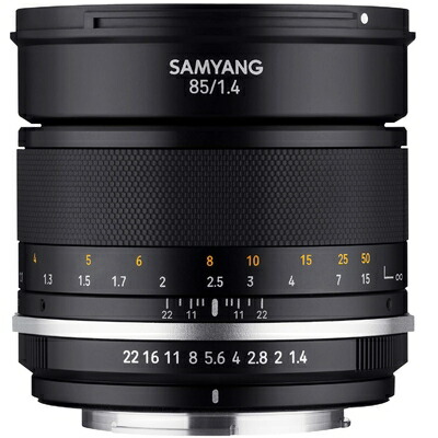 【中古】 SAMYANG 単焦点中望遠レンズ MF 85mm F1.4 MK2 ニコンFマウント AE フルサイズ対応