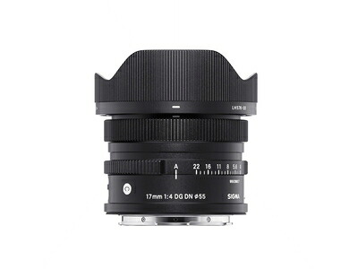 【中古】 シグマ(Sigma) SIGMA シグマ Sony Eマウント レンズ 17mm F4 DG DN 単焦点 広角 フルサイズ Contemporary ミラーレス 専用|ベアホームズ