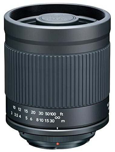 【中古】 Kenko 望遠レンズ ミラーレンズ 400mm F8 マニュアルフォーカス フード付 ペンタックスK用 ブラック フィルム/デジタル一眼対応