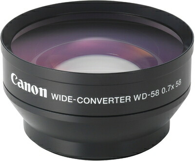 【中古】 Canon ワイドコンバーター WD-58H