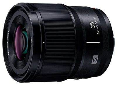 【中古】 パナソニック(Panasonic) Panasonic LUMIX Sシリーズ カメラレンズ 35mm F1.8 Lマウント 交換可能レンズ ミラーレスフルフレームデジタルカメラ用 S-S35 ブラック