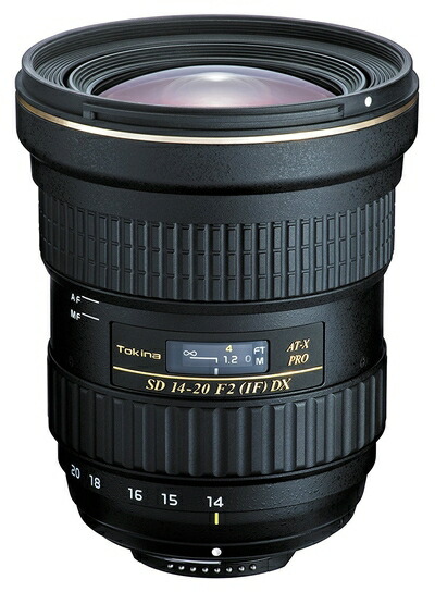 【中古】 Tokina 超広角望遠レンズ AT-X 14-20 F2 PRO DX ニコンF用 APS-C相応う