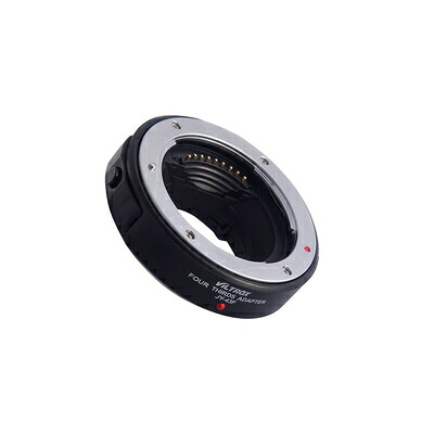 【中古】 VILTROX製フォーサーズマウントレンズーマイクロフォーサーズマウント電子アダプター.JY43F Black