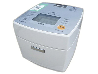 【中古】 三菱 IHジャー炊飯器 炭炊釜シリーズ 5.5合炊き ピュアホワイト NJ-VE102-W｜ベアホームズ