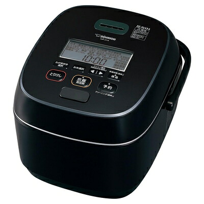 【中古】 象印 炊飯器 圧力IH炊飯ジャー（1升炊き） ブラック ZOJIRUSHI 極め炊き NW-JX18-BA