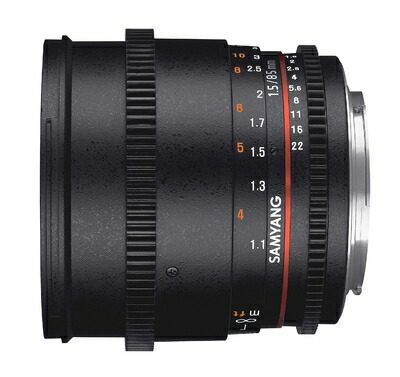 【中古】 SAMYANG 85mm T1.5 VDSLR AS IF UMC II ソニーαA用 フルサイズ対応 ブラック 73.2×Φ78mm F1313005101