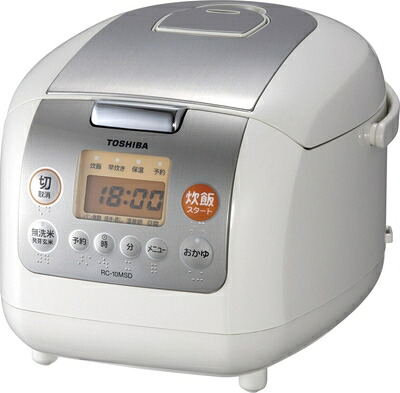 【中古】 TOSHIBA マイコン保温釜1.0L RC-10MSD(C) ライトベージュ｜ベアホームズ