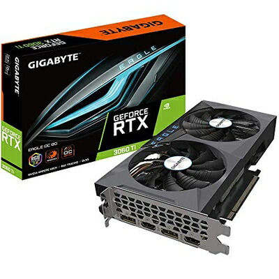 【中古】 GIGABYTE NVIDIA GeForce RTX3060Ti積み上げる グラフィックゲーム盤 GDDR6 8GB EAGLEひな形【品】 GV-N306TEAGLE OC-8GD