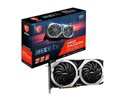 【中古】 MSI Radeon RX 6700 XT MECH 2X 12G OC グラフィックスボード VD7602