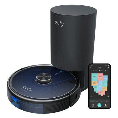 【中古】 Anker Eufy RoboVac L35 Hybrid+ (ロボット掃除機) 【水拭き両用/自動ゴミ収集ステーション/抗菌消臭ダストバッグ / 3200Pa 強力吸引/AIマッピング 掃除経路確認/アプリ操作/落下・衝突防止/静音設計/自動充電/Alexa対応/チャイルドロック / 最大24ヶ月】｜ベアホームズ