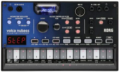 【中古】 KORG シンセサイザー ベースマシン volca nubass 真空管回路 Nutube搭載 16ステップシーケンサー 電池駆動 スピーカー内蔵 ヘッドフォン使用可 どこでも使えるコンパクトサイズ すぐに始められるソフトウェアライセンス込み｜ベアホームズ 28,180円