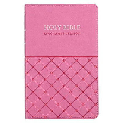 【中古】 KJV Holy Bible, Gift Edition Faux Leather, King James Version, Pink