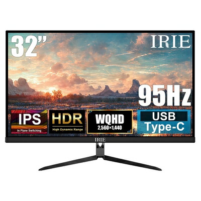 【中古】 FFF 管する 32in 管する 見せびらかす マイコン 用 WQHD IPS 95サイクル HDR sRGB99% 2560×1440 HDMI Type-C 青味ともし火助け出す 日本製造会社 FFF-LD32P3D