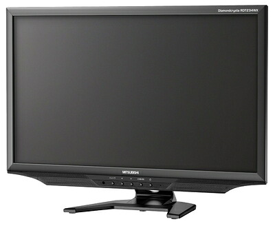 【中古】 MITSUBISHI 23型液晶見せびらかす IPS遣りかた/盛りだくさん固定ディスク/黒いこと RDT234WX(BK)