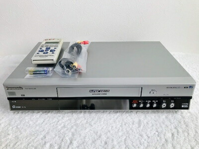 楽天市場】【中古】 Panasonic (パナソニック) BSチューナー内蔵S-VHS