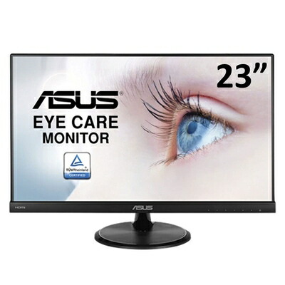 【中古】 エイスース ( ASUS ) VCつづき物 23in 広広とした 液晶見せびらかす(1920x1080/D-Sub15Pin/DVI/HDMI/金棒引き/ノングレア/AH-IPSダイアログボックス/一こま受け答え) VC239H-J