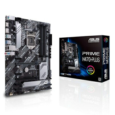 【中古】 ASUS INTEL H470 搭載 LGA1200 対応 マザーボード PRIME H470-PLUS 【 ATX 】