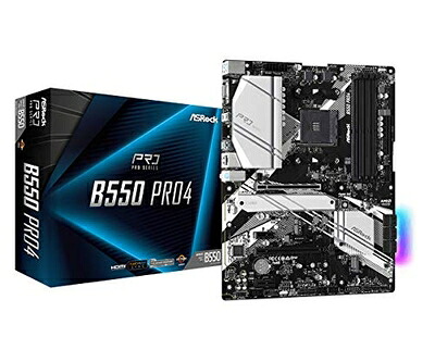 【中古】 ASRock AMD Ryzen 5000シリーズ (Soket AM4)対応 B550チップセット搭載 ATX マザーボード 【品】B550 Pro4｜ベアホームズ