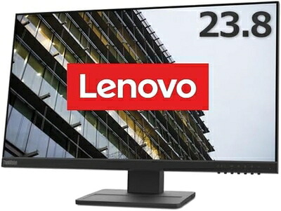 【中古】 レノボ (Lenovo) ThinkVision E24-28 23.8inIPS液晶管する (チルト/スイベル/中枢/高さ合わせる能力のあるの照明ランプを積み上げる！ 23.8in液晶管する)