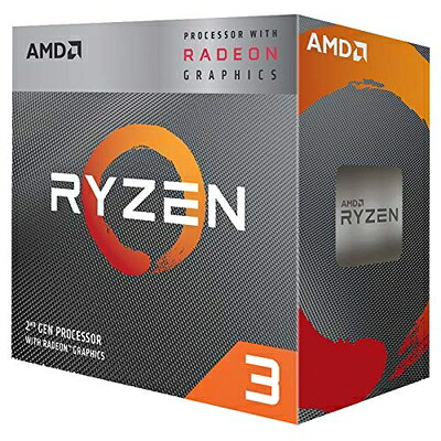 【中古】 AMD Ryzen 3 3200G with Wraith Stealth cooler 3.6GHz 4コア / 4スレッド 65W【品】 YD3200C5FHBOX