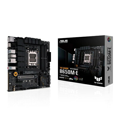 【中古】 ASUS TUF GAMING B650M-E AMD Ryzen 7000 シリーズ AM5 対応 B650 搭載 mATX マザーボード/品
