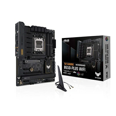 【中古】 ASUS TUF GAMING B650-PLUS WIFI AMD Ryzen 7000 続きもの AM5 相応う B650 積み上げる ATX お母さんゲーム盤/品