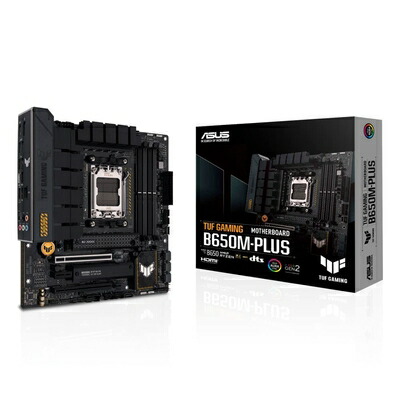 【中古】 ASUS AMD Ryzen 7000 続きもの AMD B650 積み上げる AM5 相応う microATX お母さんゲーム盤 TUF GAMING B650M-PLUS/品