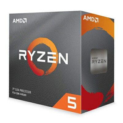 【中古】 AMD Ryzen 5 3600 with Wraith Stealth cooler 3.6GHz 6コア / 12スレッド 35MB 65W【品】 100-100000031BOX|ベアホームズ
