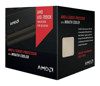 【中古】 AMD A-series プロセッサ AMD A10 7890K Black Edition, with AMD Wraith Cooler FM2+ AD789KXDJCHBX