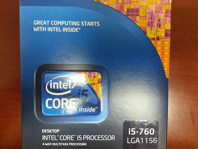 【中古】 インテル Boxed Intel Core i5 i5-760 2.80GHz 8M LGA1156 Lynnfield BX80605I5760