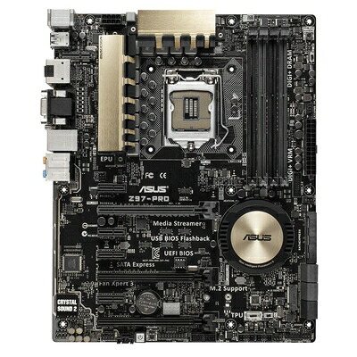 【中古】 ASUSTek社製 Z97チップセット搭載 ATXマザーボード Z97-PRO