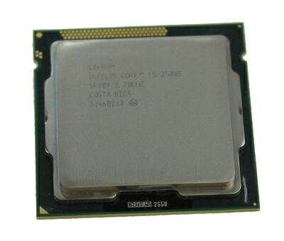 【中古】 INTEL CORE I5-2500S 2.7GHZ-3.7GHZ 6MB 65W LGA1155 クアッドコア CPU プロセッサー SR009