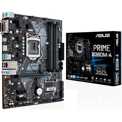 【中古】 ASUS Intel B360 搭載 LGA1151 対応 マザーボード PRIME B360M-A 【MicroATX】