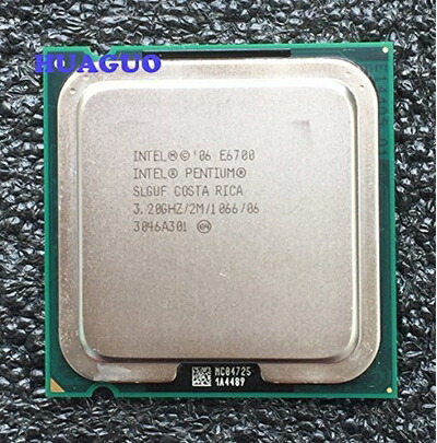 【中古】 Intel インテルペンティアムデュアルコアE6700 3.2 GHzCPUプロセッサslguf LGA 775 2メガバイトキャッシュ