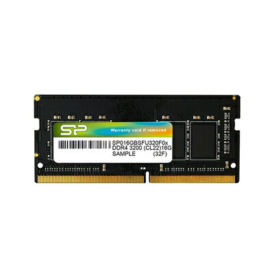 【中古】 シリコンパワー ノートPC用メモリ DDR4-3200(PC4-25600) 8GB&times;1枚 260Pin 1.2V CL22 SP008GBSFU320B02｜ベアホームズ 10,484円