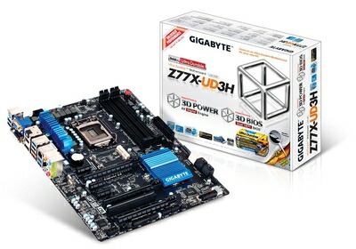 【中古】 GIGABYTE intel Z77 LGA1155 ATX LucidLogix Virtu MVP対応 GA-Z77X-UD3H