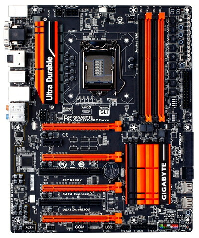 【中古】 GIGABYTE 母ちゃんゲーム盤 Intel Z97 LGA1150 ATX OC続きもの GA-Z97X-SOC FORCE