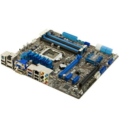 【中古】 ASUSTek Intel Socket 1155 DDR3メモリ対応 M-ATXマザーボード P8H77-M PRO｜ベアホームズ