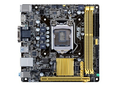 【中古】 ASUSTeK Intel H81搭載 マザーボード LGA1150対応 H81I-PLUS【mini-ITX】