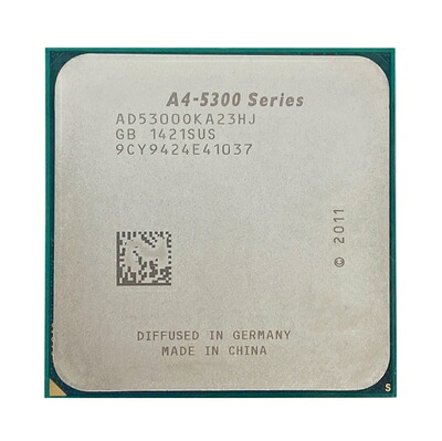 【中古】 A4-5300 A4 5300 A4 5300K A4 5300B 3.4 gHzデュアルコア CPU AD530BOKA23HJ / AD5300OKA23HJソケットFM2