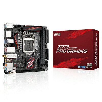 【中古】 ASUSTeK Intel Z170搭載 ゲーミングマザーボード LGA1151対応 Z170I PRO GAMING 【ITX】
