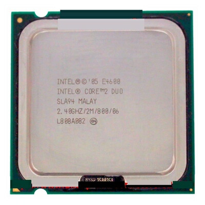 【中古】 コンピューター CPU CORE 2 DUO E4600 プロセッサ 2.40GHz 2M 800MHz デュアルコア ソケット 775 迅速な発送 アクセサリー