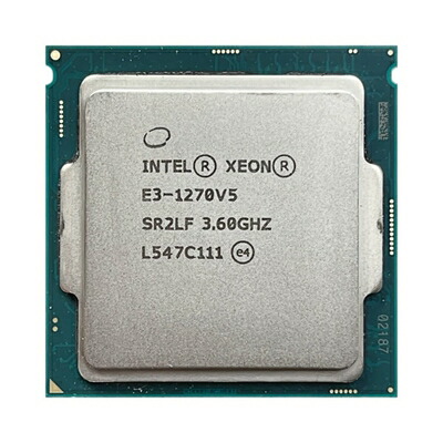 【中古】 Xeon E3-1270 V5 E3 1270v5 E3 1270 V5 3.6 GHz クアッドコア 8 スレッド CPU プロセッサー 80W LGA 1151