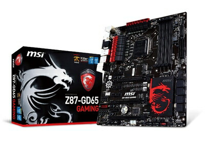 【中古】 MSI Z87-GD65 GAMING ゲーミングマザーボード ATX 第4世代Coreプロセッサ(Haswell)対応 日本品 MB2001 Z87-GD65 GAMING